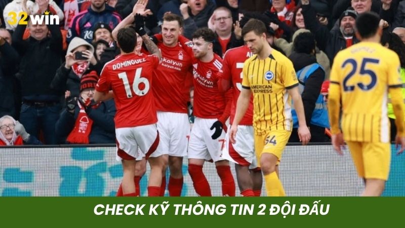 Check thông tin 2 đội kỹ càng trước khi bắt đầu chơi