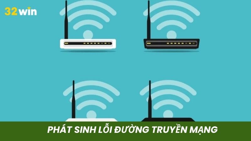 Lỗi đường truyền mạng từ hệ thống