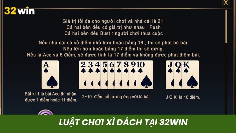 Luật chơi xì dách đơn giản tân thủ nên nắm