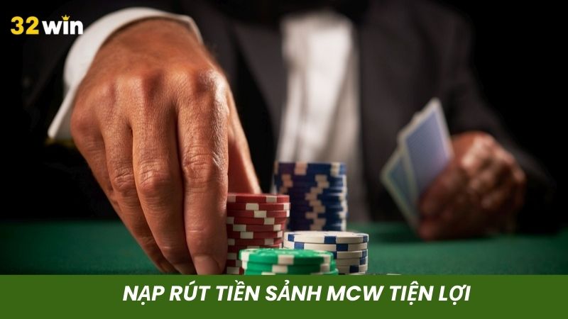 Giao dịch nạp rút tiền hệ thống cực tiện lợi