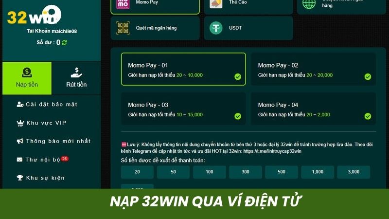 Nạp với ví Momo có tốc độ xử lý cực nhanh