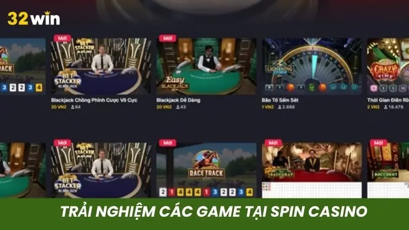 Hoà mình vào không gian các game casino đẳng cấp